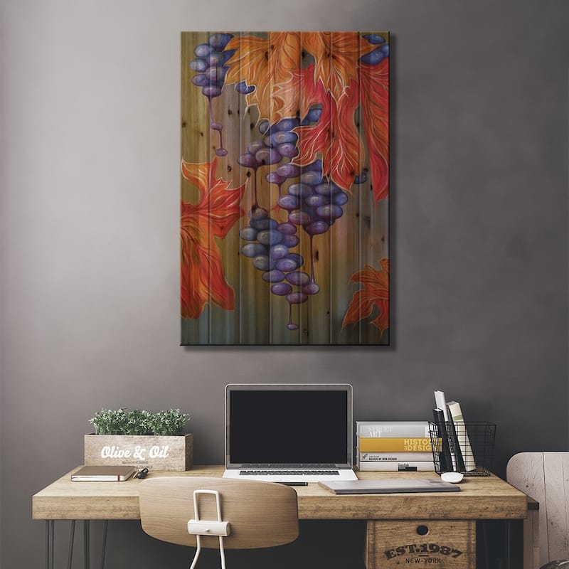 Gift From Olympus Print On Wood by Anna Shabalova - Multi-Color