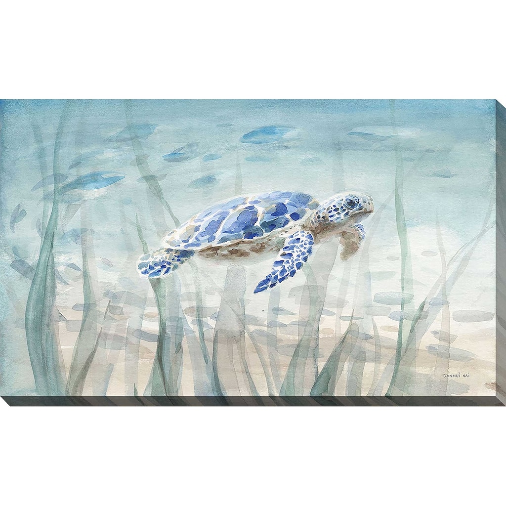 "Undersea Turtle" by Danhui Nai Print on Canvas