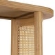 preview thumbnail 17 of 16, 60" Solid Rattan Console Table