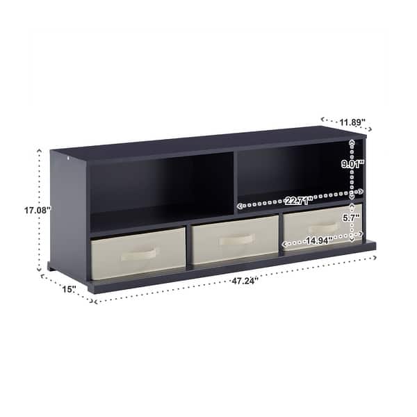 dimension image slide 0 of 4, Riley Modular Stacking Storage Bins by iNSPIRE Q Junior