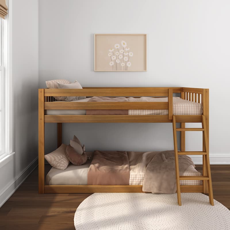 Max and Lily Fundamental Twin over Twin Low Bunk