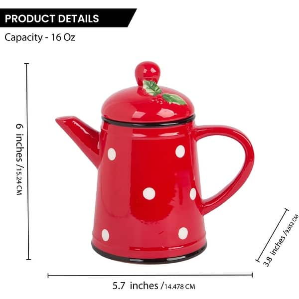 European Style Ceramic Teapot Coffee Pot Water Pot Porcelain Vintage