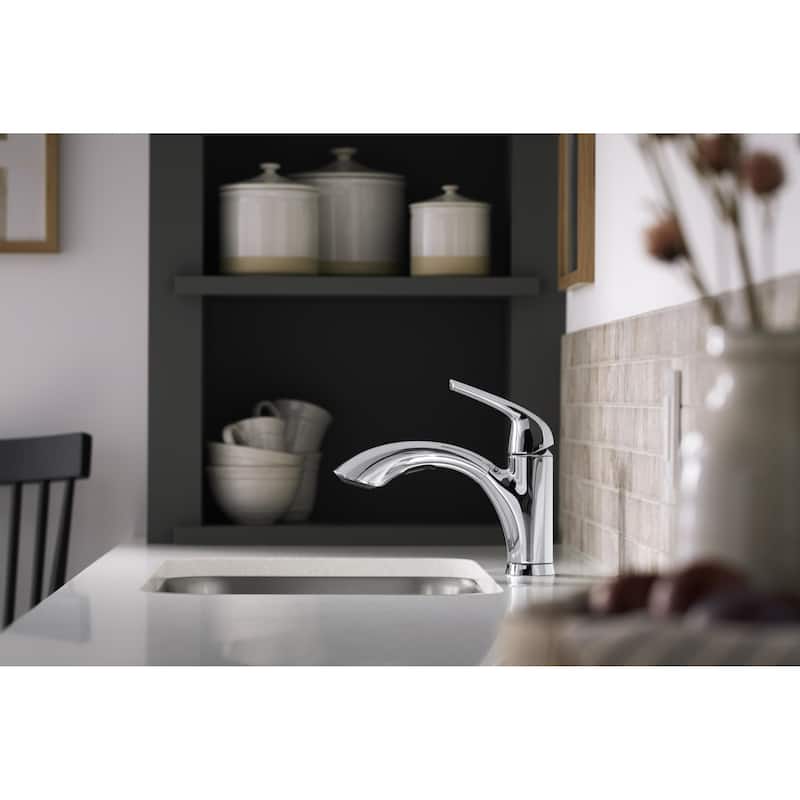 Sterling Medley 1.5 GPM Single Hole Pull Out Kitchen Faucet
