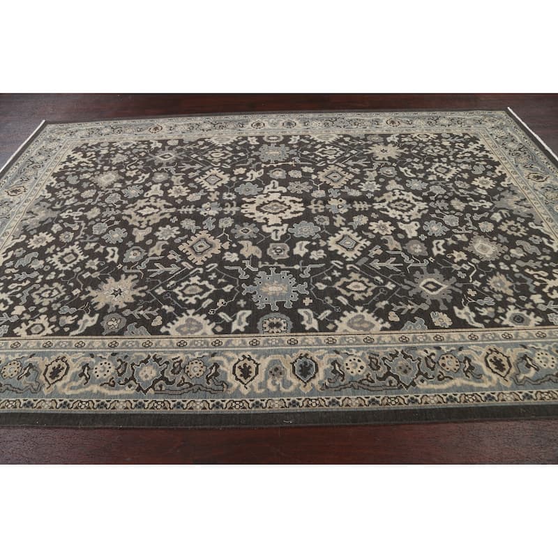 Geometric Ziegler Turkish Wool Area Rug Traditional Living Room Carpet - 6'7" x 9'10"