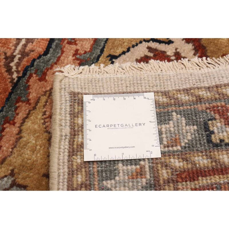 ECARPETGALLERY Hand-knotted Jules Sultane Ivory Wool Rug - 8'10 x 11'11