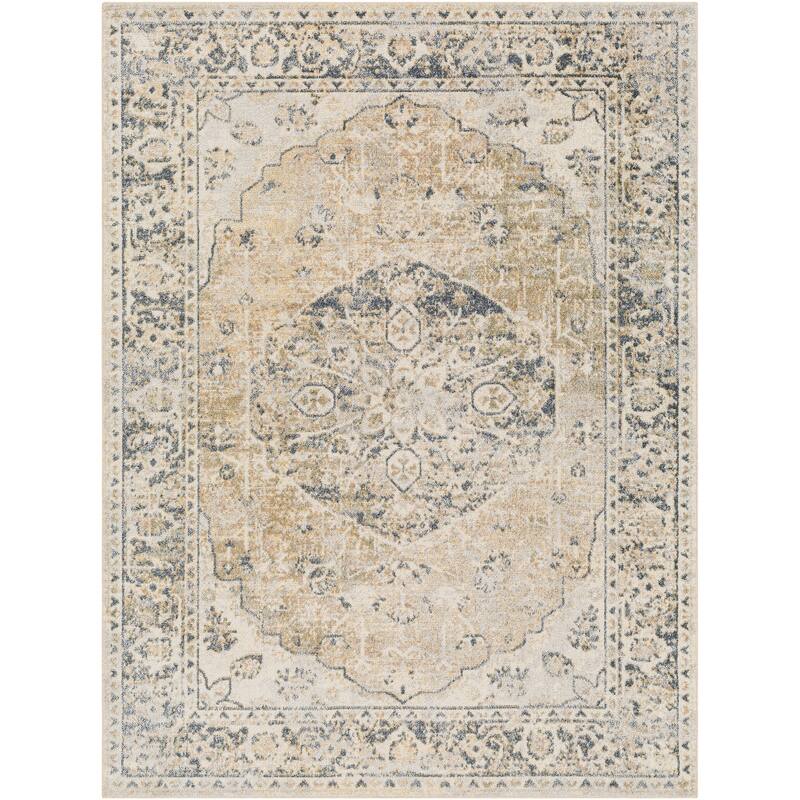 Livabliss Lillian Machine Washable Vintage Area Rug