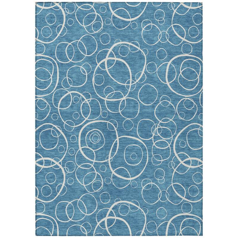 Machine Washable Indoor/ Outdoor Contemporary Nexus Chantille Rug