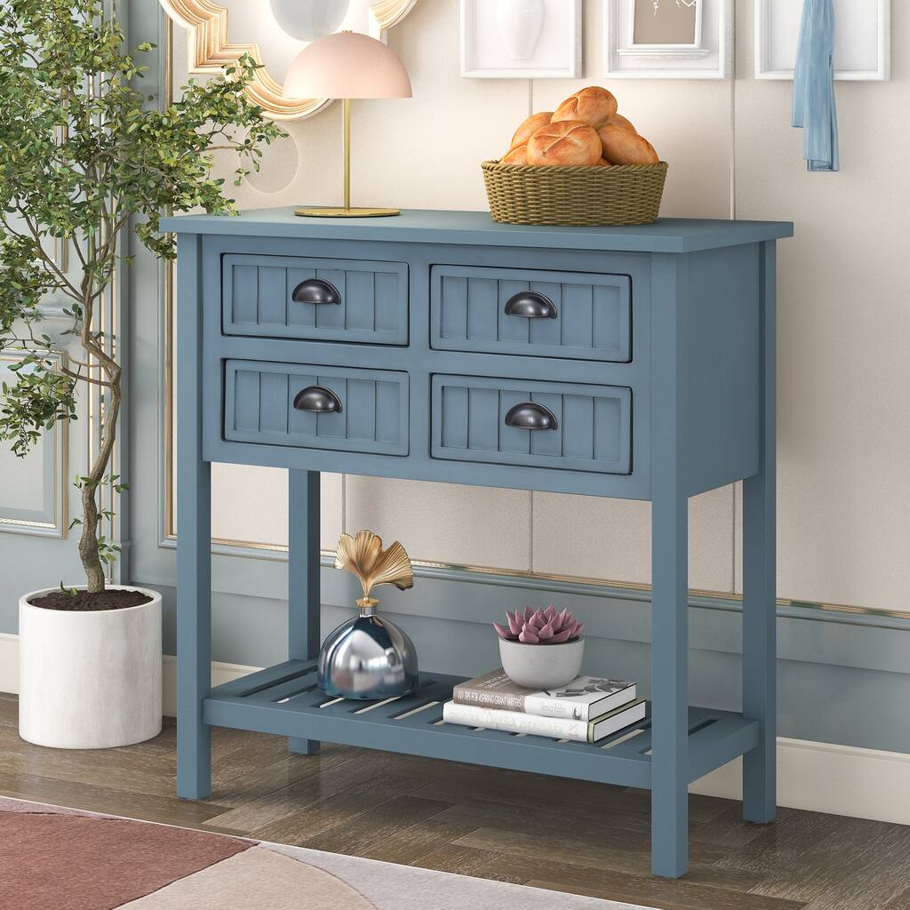 Buffet Sideboard Console Table With Bottom Shelf，coffee, Console, Sofa & End Tables