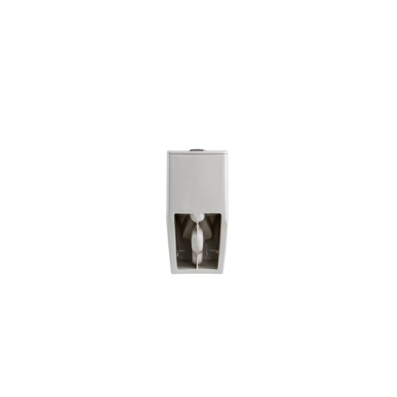 1.1/1.6 GPF Tornado Flush One-Piece Toilet for bathrooms,Siphonic S-trap 12",Elongated Bowl,Chair Seat ADA Height 17"