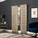 preview thumbnail 14 of 12, Scott Living Aubry Shimmering Floral Total Blackout Back Tab Curtain Panel, Single Panel