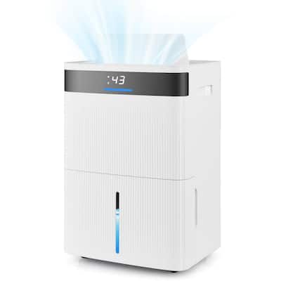 Costway 74 Pints Dehumidifier for Home 4500 Sq.Ft Dehumidifier with - See Details