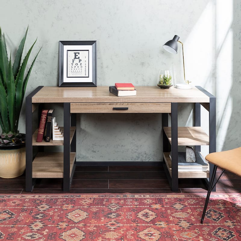 Middlebrook 60-inch Urban Blend Computer Storage Desk - Driftwood