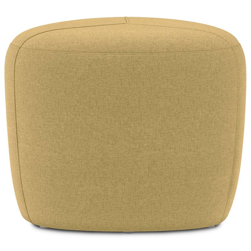 WYNDENHALL Brea 18 inch Wide Contemporary Irregular Ottoman Bench