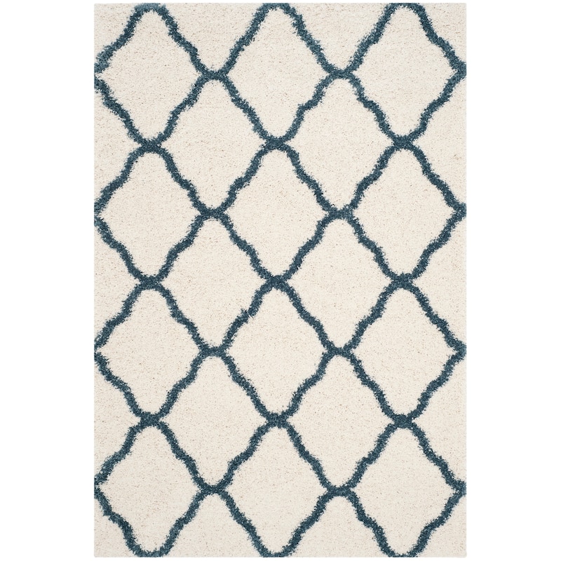 SAFAVIEH Hudson Shag Athena Trellis 2-inch Thick Rug