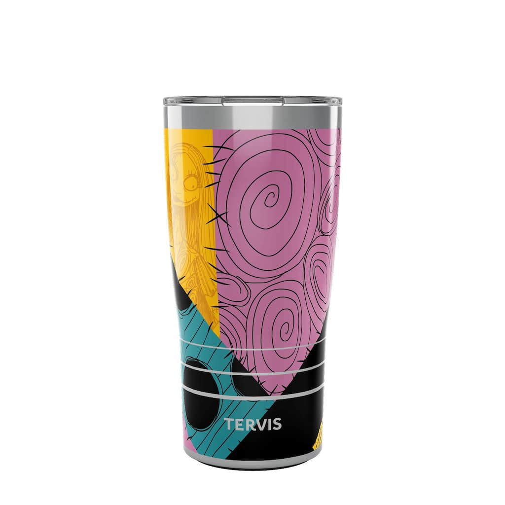 Tervis Traveler Disney Nightmare Before Christmas Sally Swirls Triple Walled Insulated Travel Tumbler, Stainless Steel