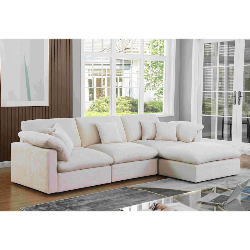 6 - Piece Chenille Sectional
