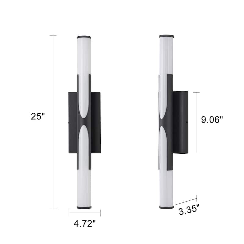 Modern Dimmable LED Wall Sconce Bathroom Vanity Light