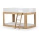 preview thumbnail 13 of 37, Mid-Century Modern Twin over Twin Low Bunk Bed