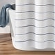 preview thumbnail 11 of 15, Lush Decor Ombre Stripe Yarn Dyed Cotton Shower Curtain