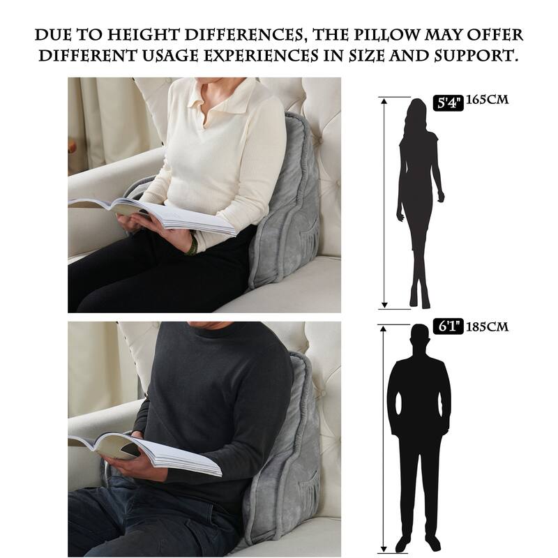 Super soft Lounger Bedrest Reading Pillow