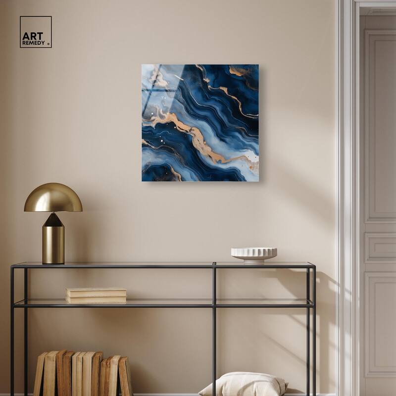 Deep Sea Geode II Acrylic by Art Remedy, Ready to Hang