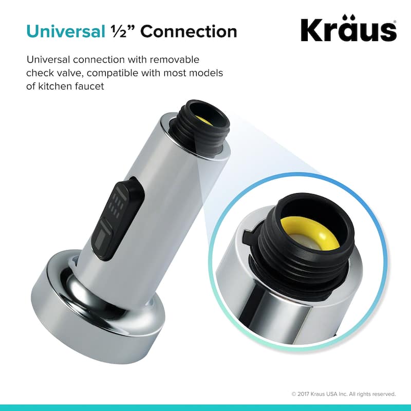 Kraus 1.8 GPM Dual Function Replacement Kitchen Faucet Sprayer