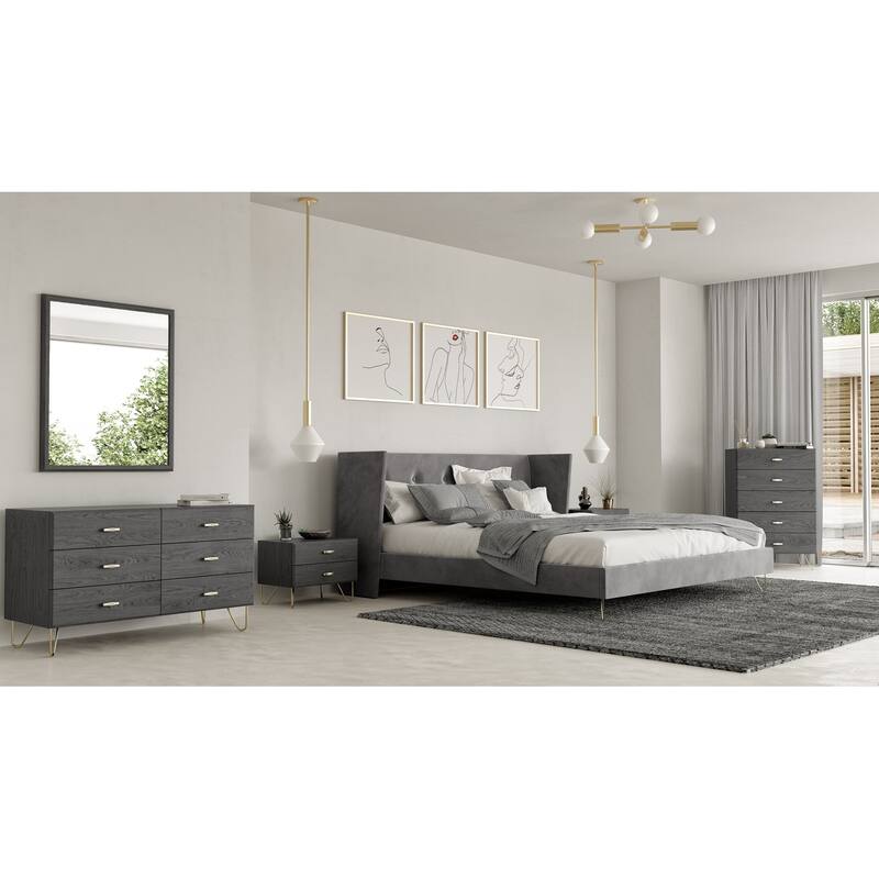 Modrest Bryan Modern Grey Dresser