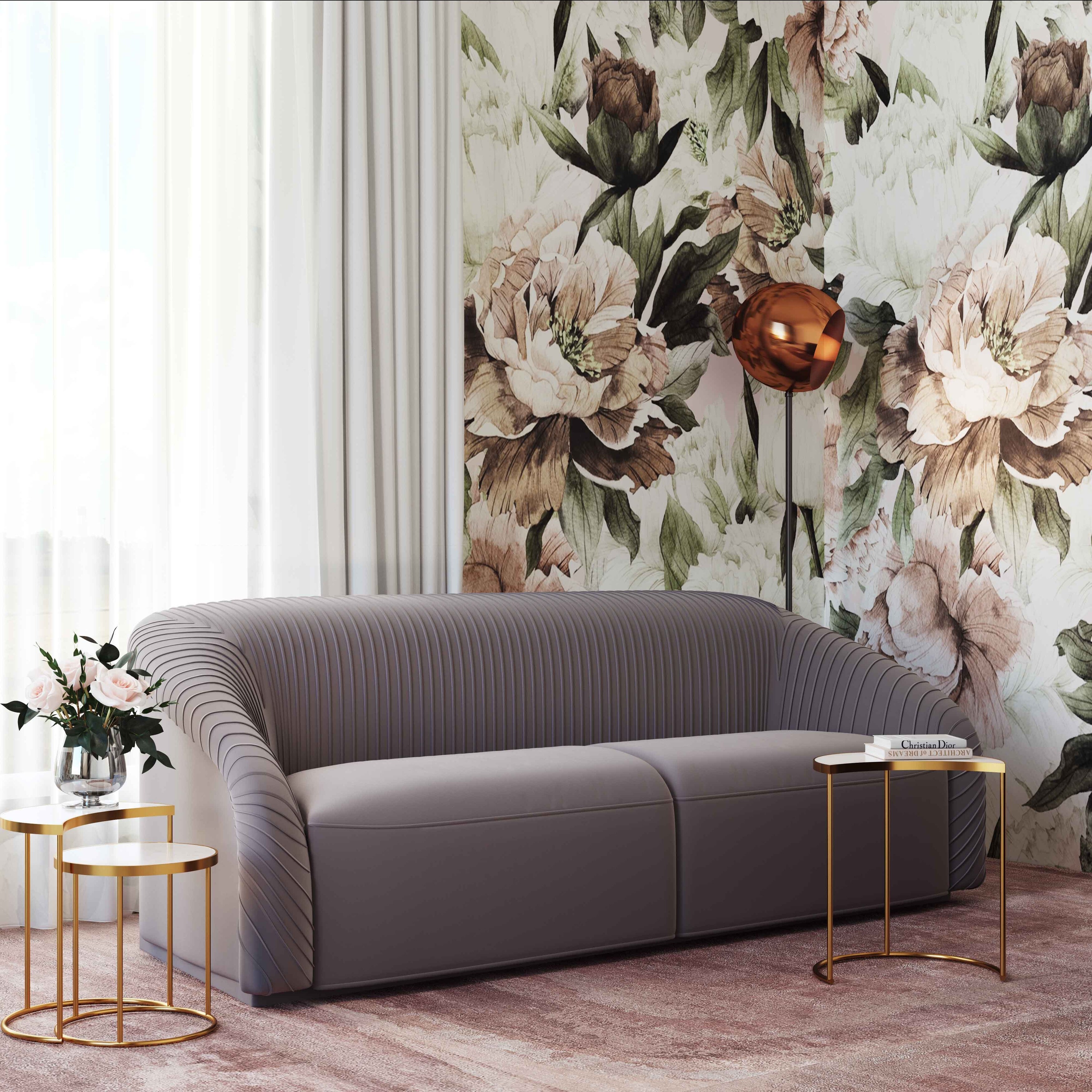 Yara Pleated Grey Velvet Sofa By Inspire Me Home Decor Overstock 30073619 Most of the rooms pair the sofas with a white or grey wall, although some of the more. yara pleated grey velvet sofa by inspire me home decor