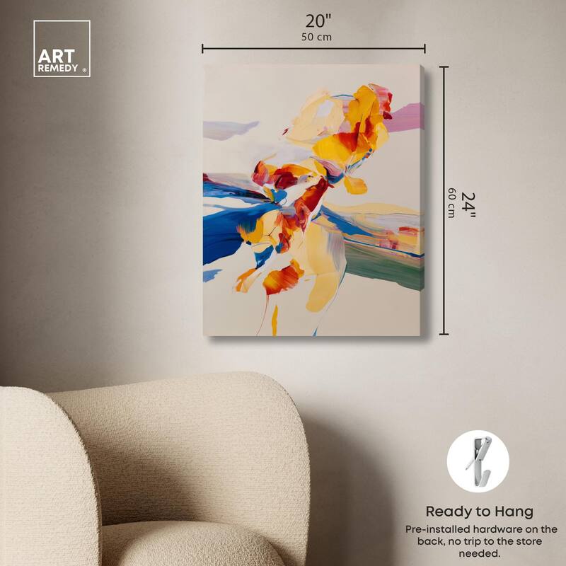 Flippant Bloom III Canvas by Art Remedy, Gallery Wrapped