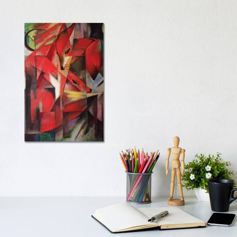 iCanvas "The Fox, 1913" by Franz Marc Canvas Print - 12x8x0.75