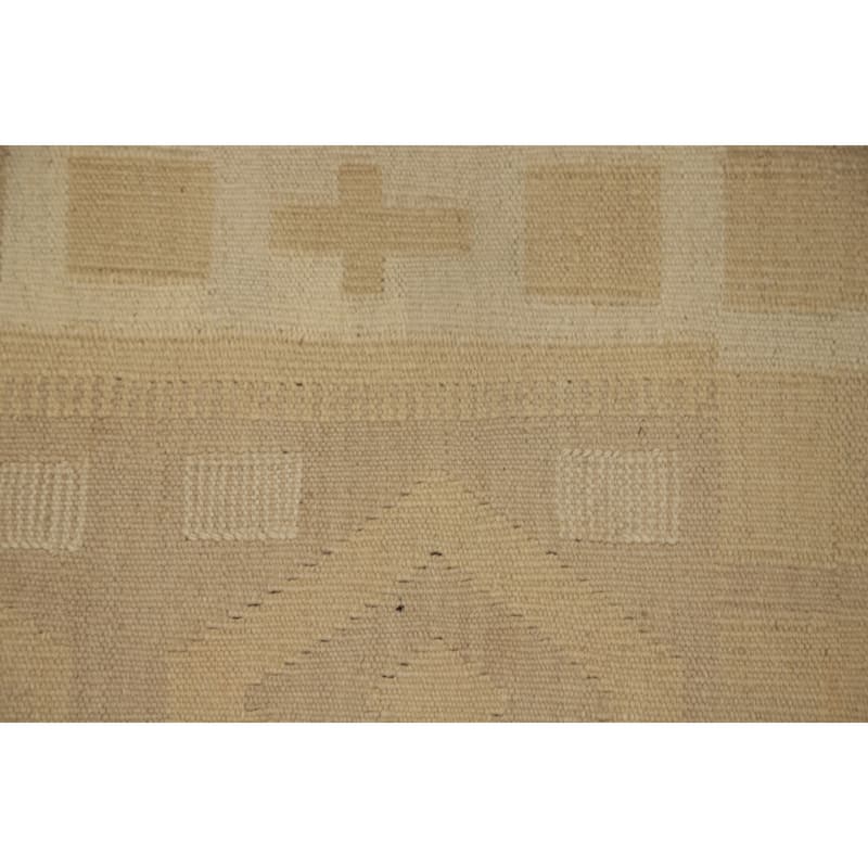 Hand Woven Oriental 100% Wool Carpet Southwestern Tribal Multi-Colored Kilim Area Rug - 3' 9'' X 2' 1''