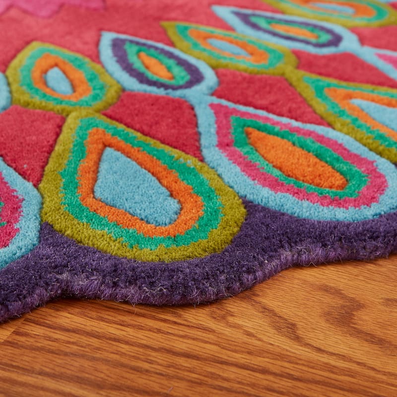 Sevita Vibra Contemporary Hand-Rufted Wool Indoor Area Rug