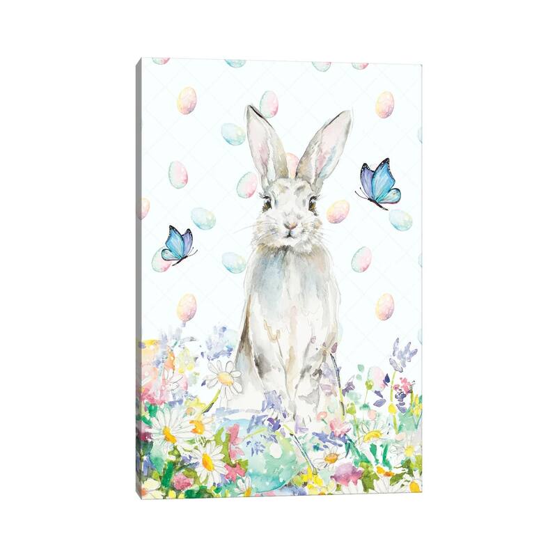 iCanvas "Tall Easter Bunny" by Patricia Pinto Canvas Print