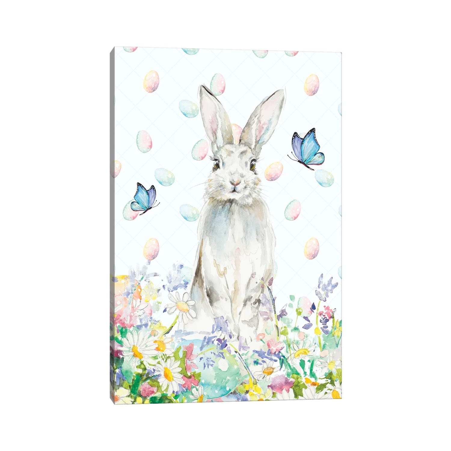 iCanvas "Tall Easter Bunny" by Patricia Pinto Canvas Print