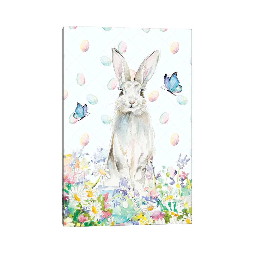 iCanvas "Tall Easter Bunny" by Patricia Pinto Canvas Print