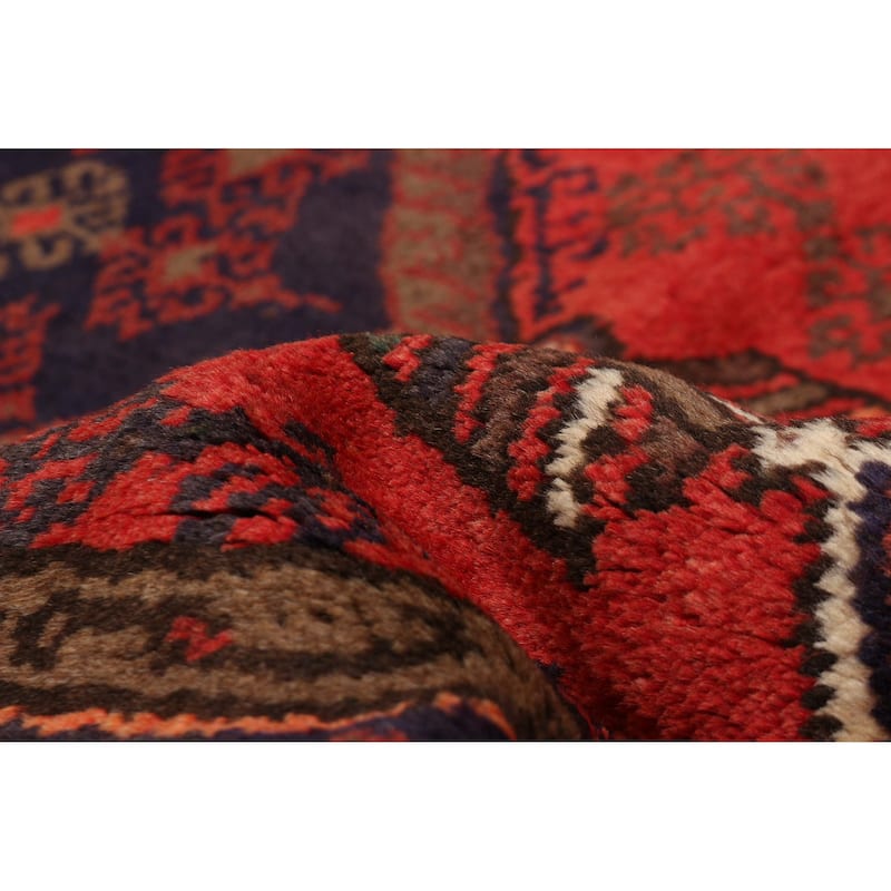ECARPETGALLERY Hand-knotted Andelz Red Wool Rug - 3'10 x 6'5