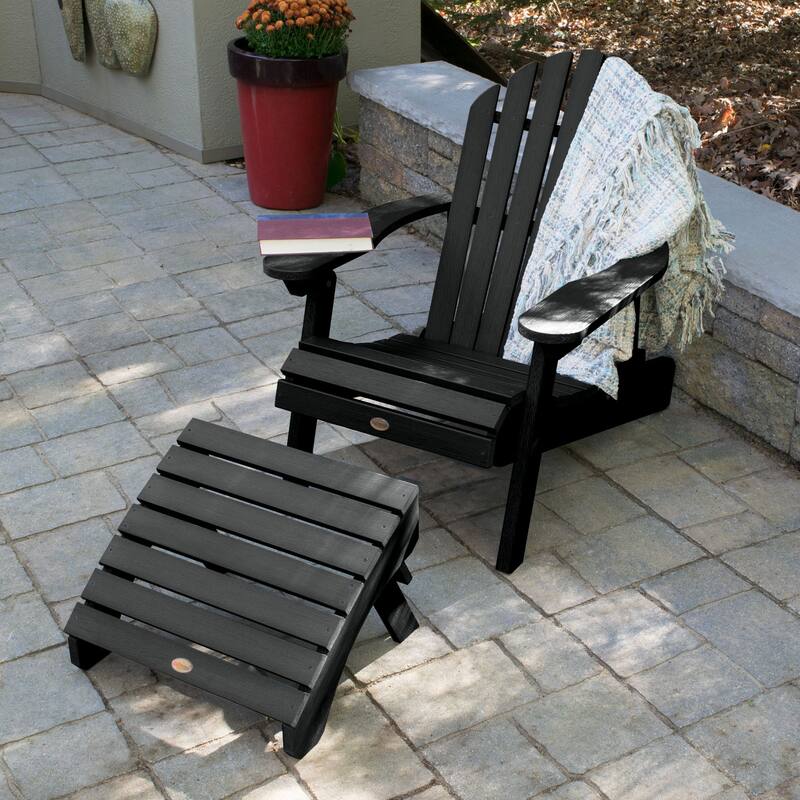 Mandalay Adirondack Chair and Folding Ottoman