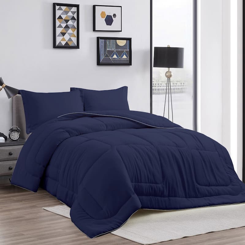 All Season Satin Down Alternative Comforter Set
