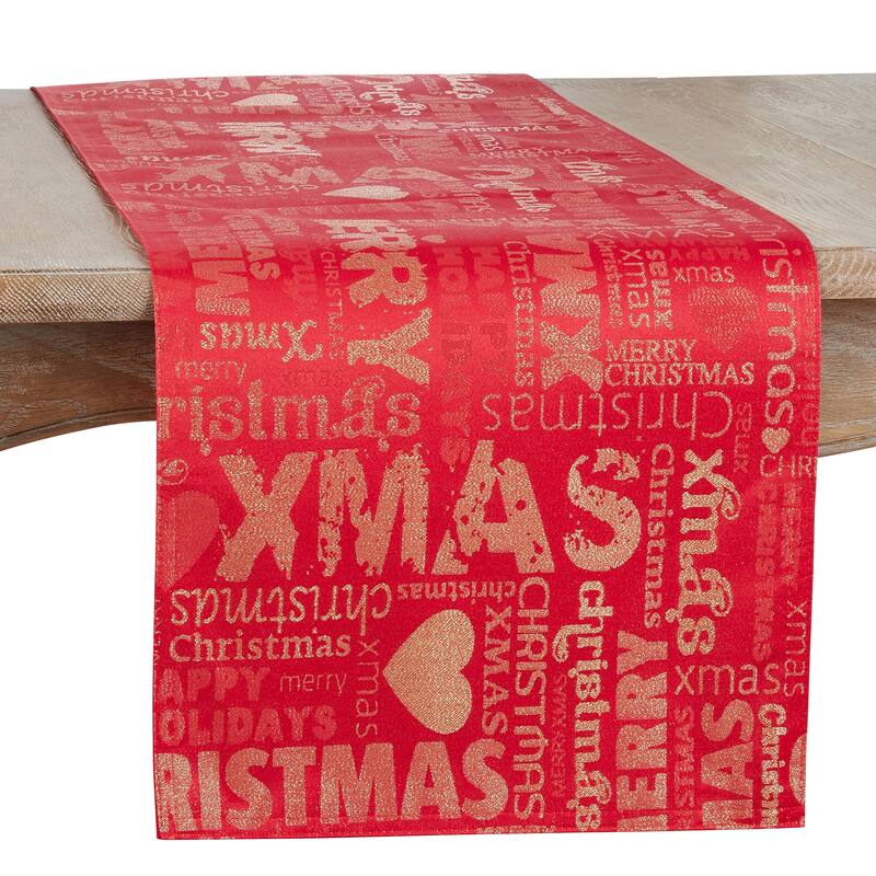 Christmas Design Holiday Table Runner - 16"x72"