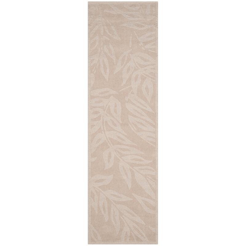 Martha Stewart by SAFAVIEH Breeze Wool Rug - 2'3" x 8' Runner - Buckwheat Flour
