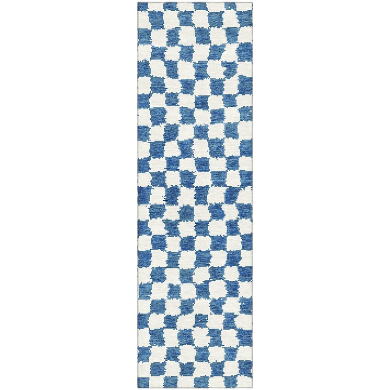 Premium Washable Super Soft Casual Checkered Mayfield Rug