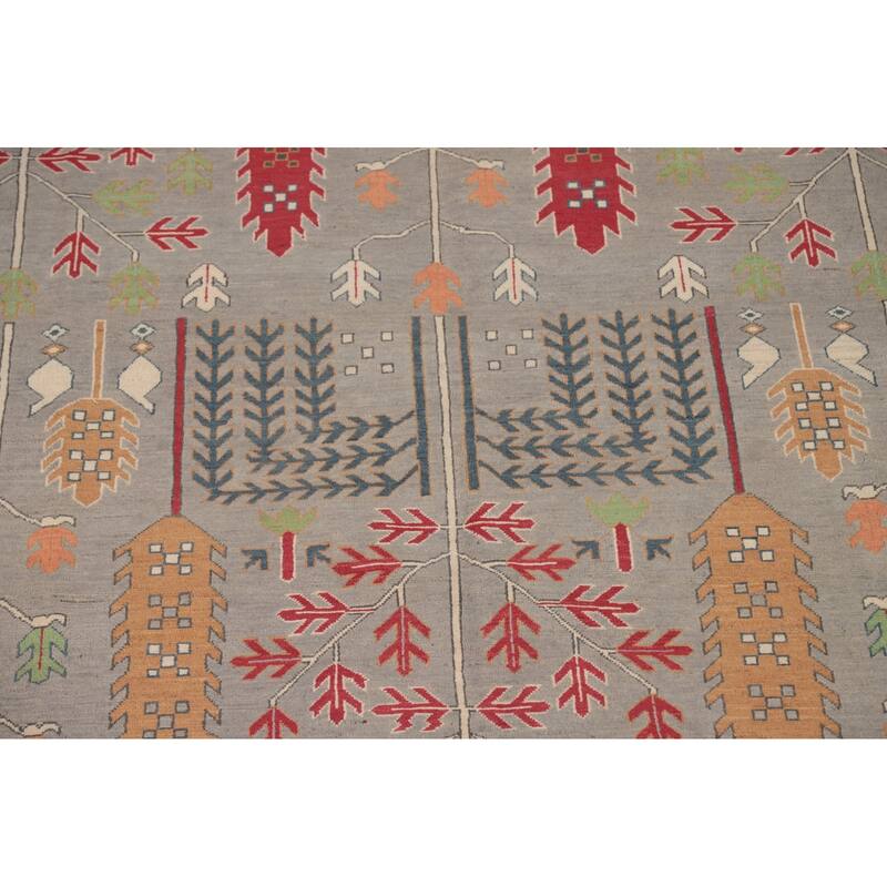 Kazak Oriental Area Rug Handmade Living Room Wool Carpet - 8'0" x 11'7"