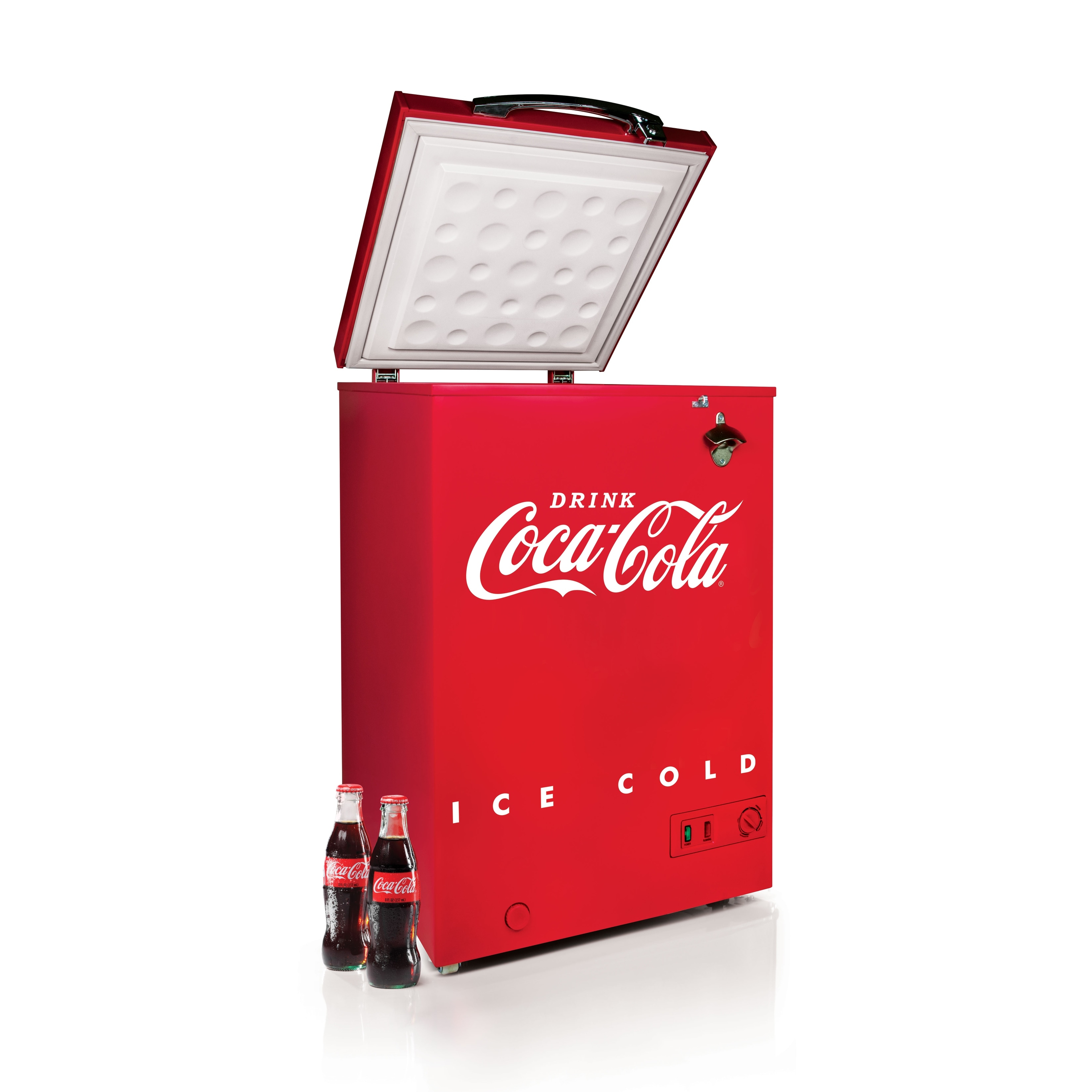 Coca-Cola 3.5 Cu.Ft. Refrigerator & Chest Freezer, Red - Bed Bath
