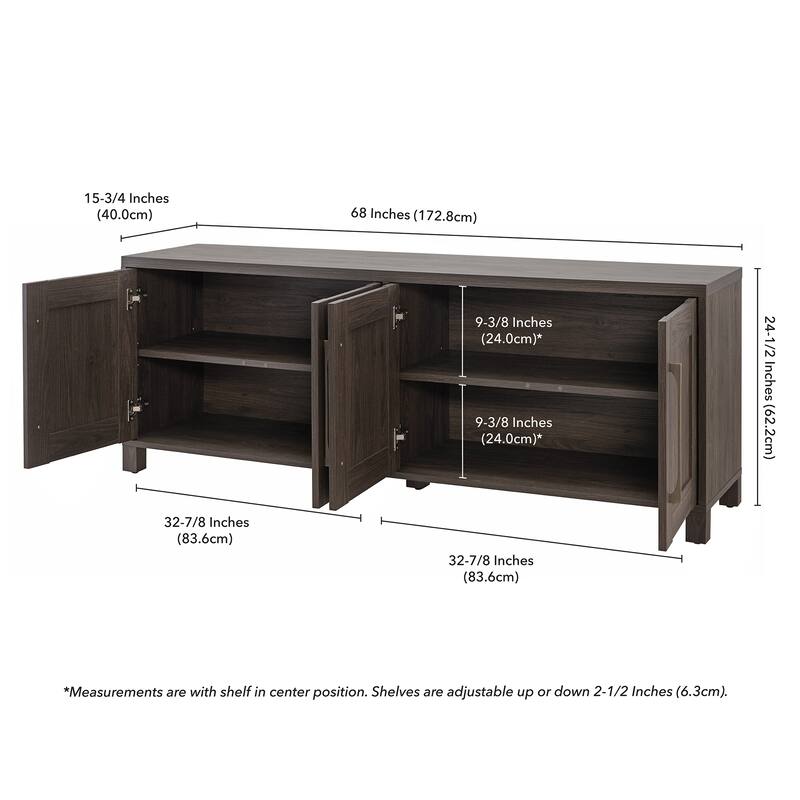 Chabot Rectangular TV Stand for TV's up to 75"