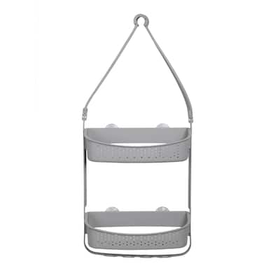 Bath Bliss 2 Way Convertible Shower Caddy in Grey