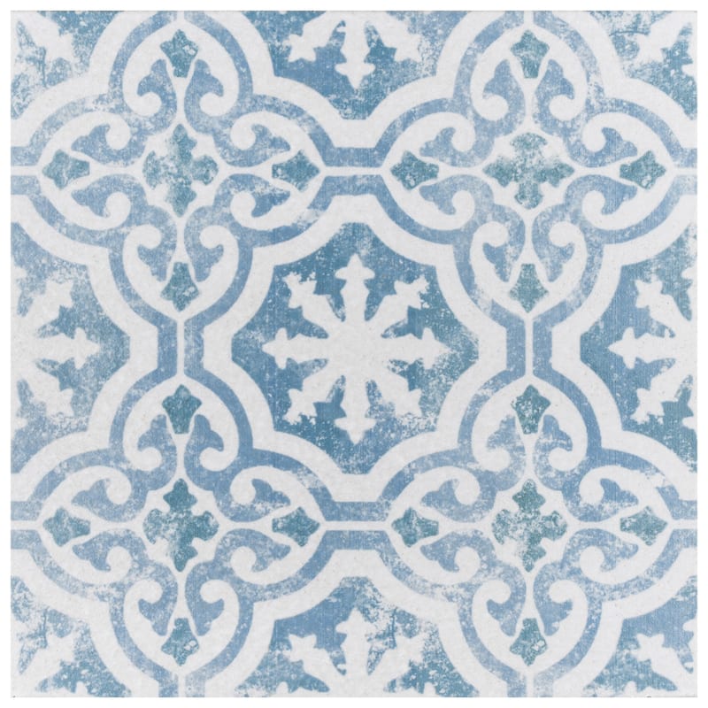 Merola Tile Klinker Alcazar Magnolia 12-3/4" x 12-3/4" Ceramic Floor and Wall Tile