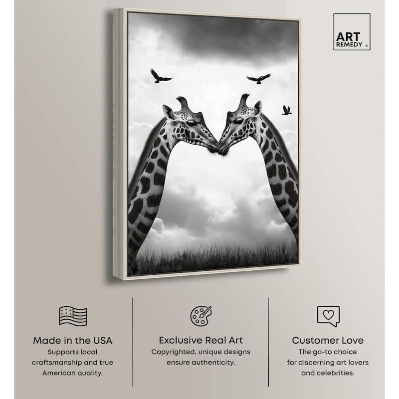Giants in Love II Canvas by Art Remedy
