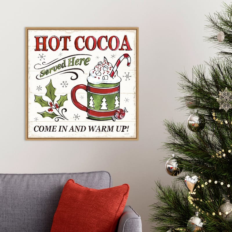 Christmas Treats IV by Anne Tavoletti Framed Canvas Wall Art