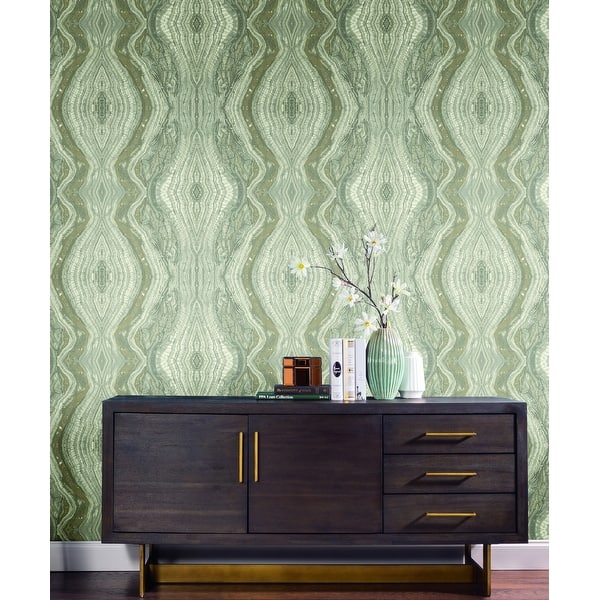 Shop Lakeport Kaleidoscope Light Gray Wallpaper Overstock 31592821