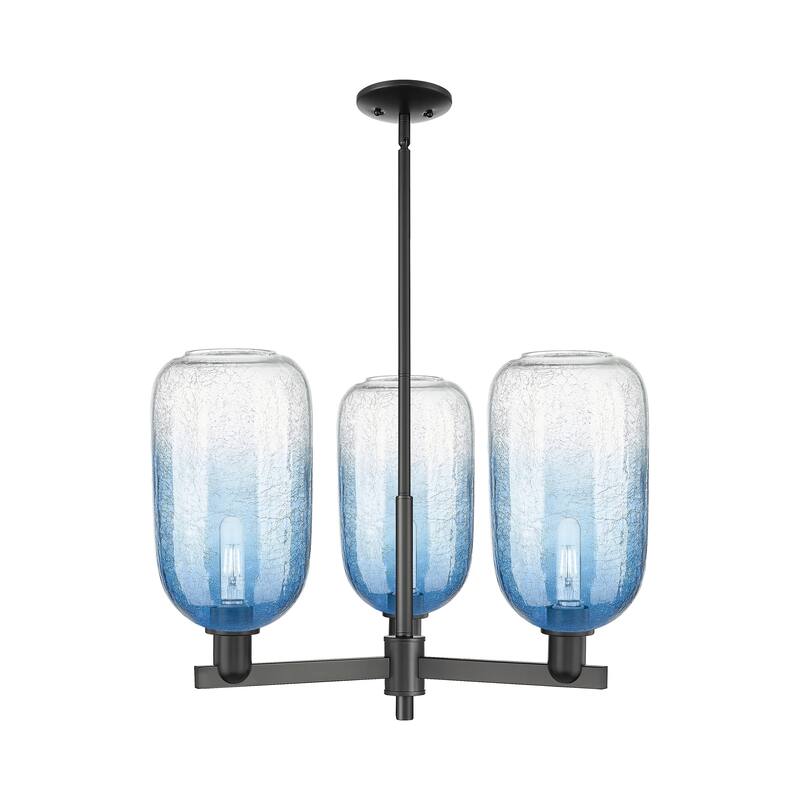 Innovations Lighting Downtown Urban - Brookhaven Cloche - 3 Light 18" Stem Hung Chandelier